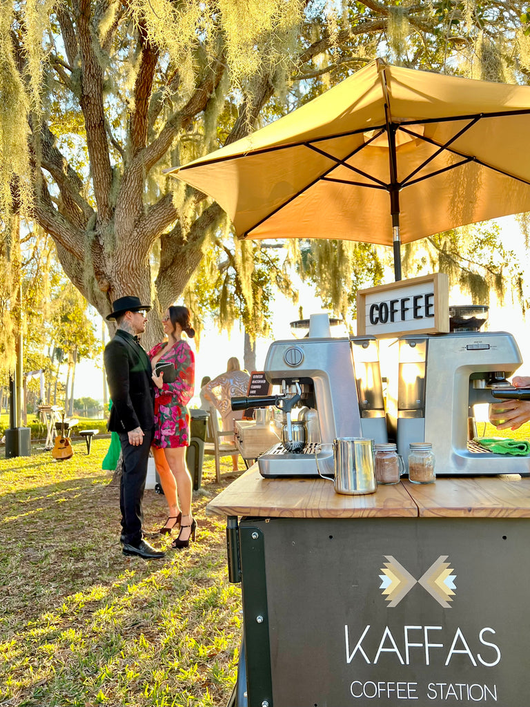 The Best Coffee Station for Events South Florida, Mobile coffee bar for events