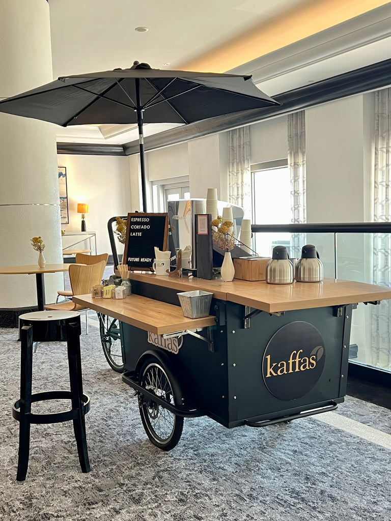 Coffee Catering For Events Miami, La cafetera, Mobile coffee cart